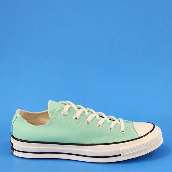 Converse Chuck 70 Low Ox Prism Green Canvas Unisex Sneakers A00750C NWT - Picture 2 of 6